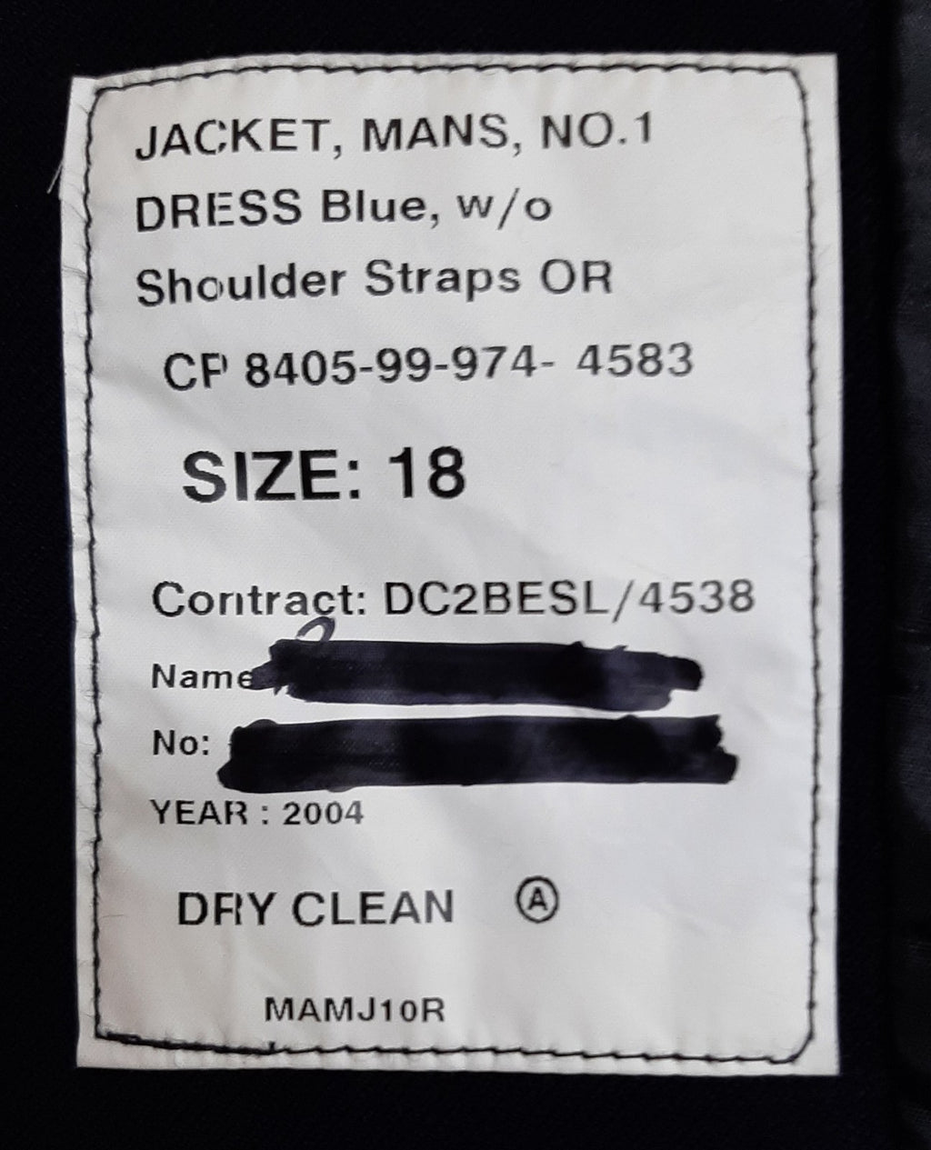 British Army Royals No1 Dress Jacket Blues Tunic Corporal PTI Other Ranks Old Pattern 40in Chest