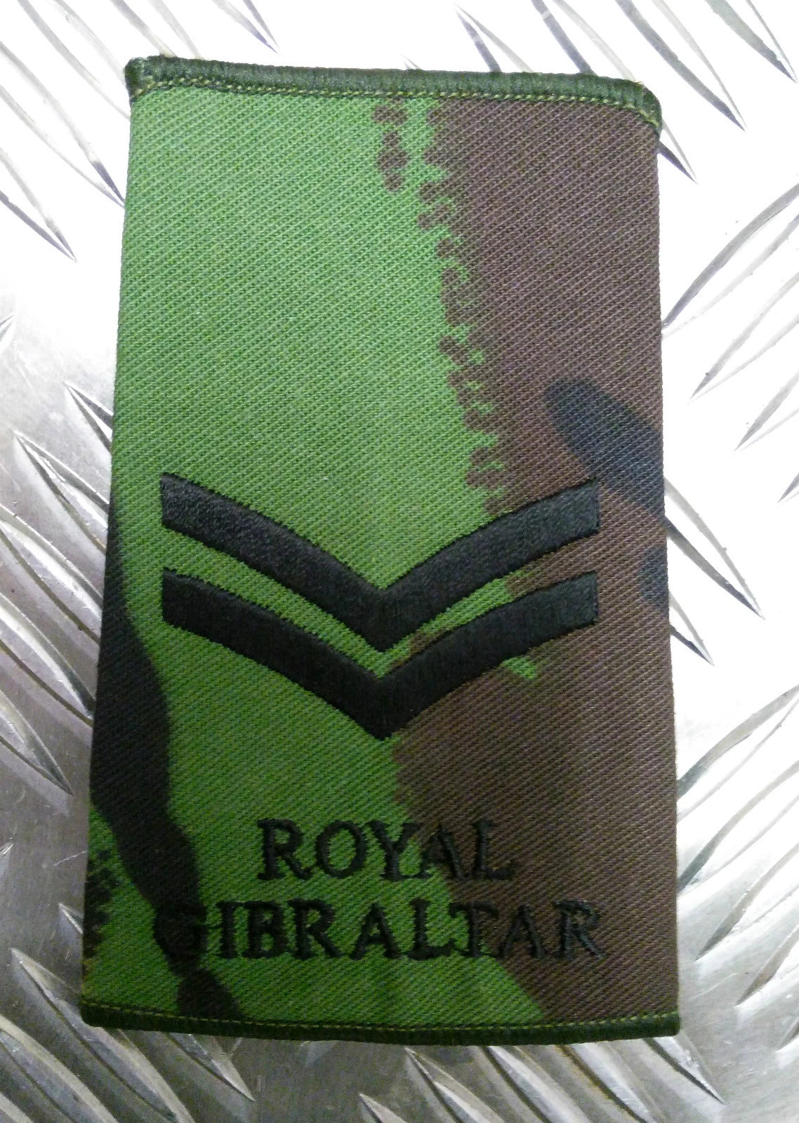 Genuine British Army Royal Gibraltar Regiment Rank Slide Various Colours Ranks