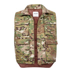Bodywarmer Padded Gilet Action Vest Multi Pocket Assorted Colours