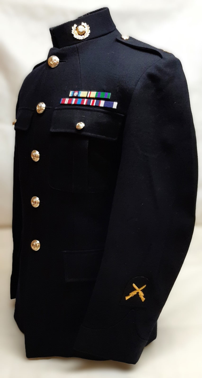 Royal Marines RM No1 Dress Jacket Colour Sergeant Parachutist Badge Complete British 176/100cm