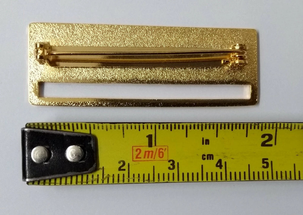 Girlguiding Medal Clasp The Trefoil Guild Insignia Hi Sheen Metal Ribbon Pin Bar