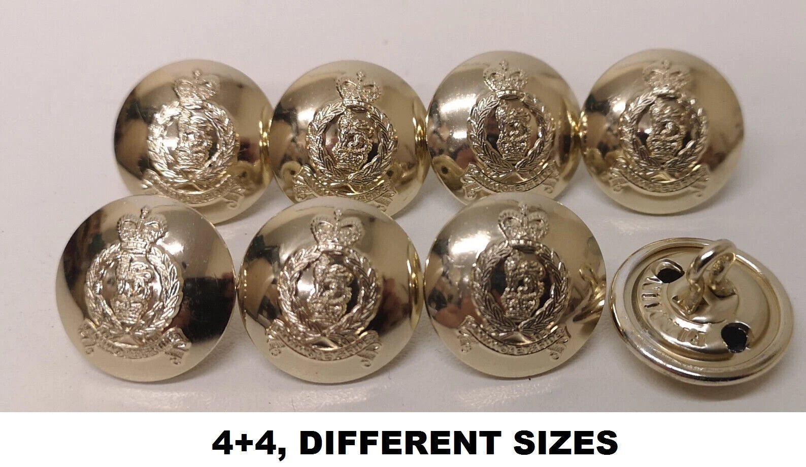 FAD No2 Button Set British Army for Service Dress Jackets and Old Pattern Tunics Assorted