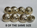 FAD No2 Button Set British Army for Service Dress Jackets and Old Pattern Tunics Assorted