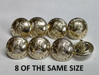 FAD No2 Button Set British Army for Service Dress Jackets and Old Pattern Tunics Assorted