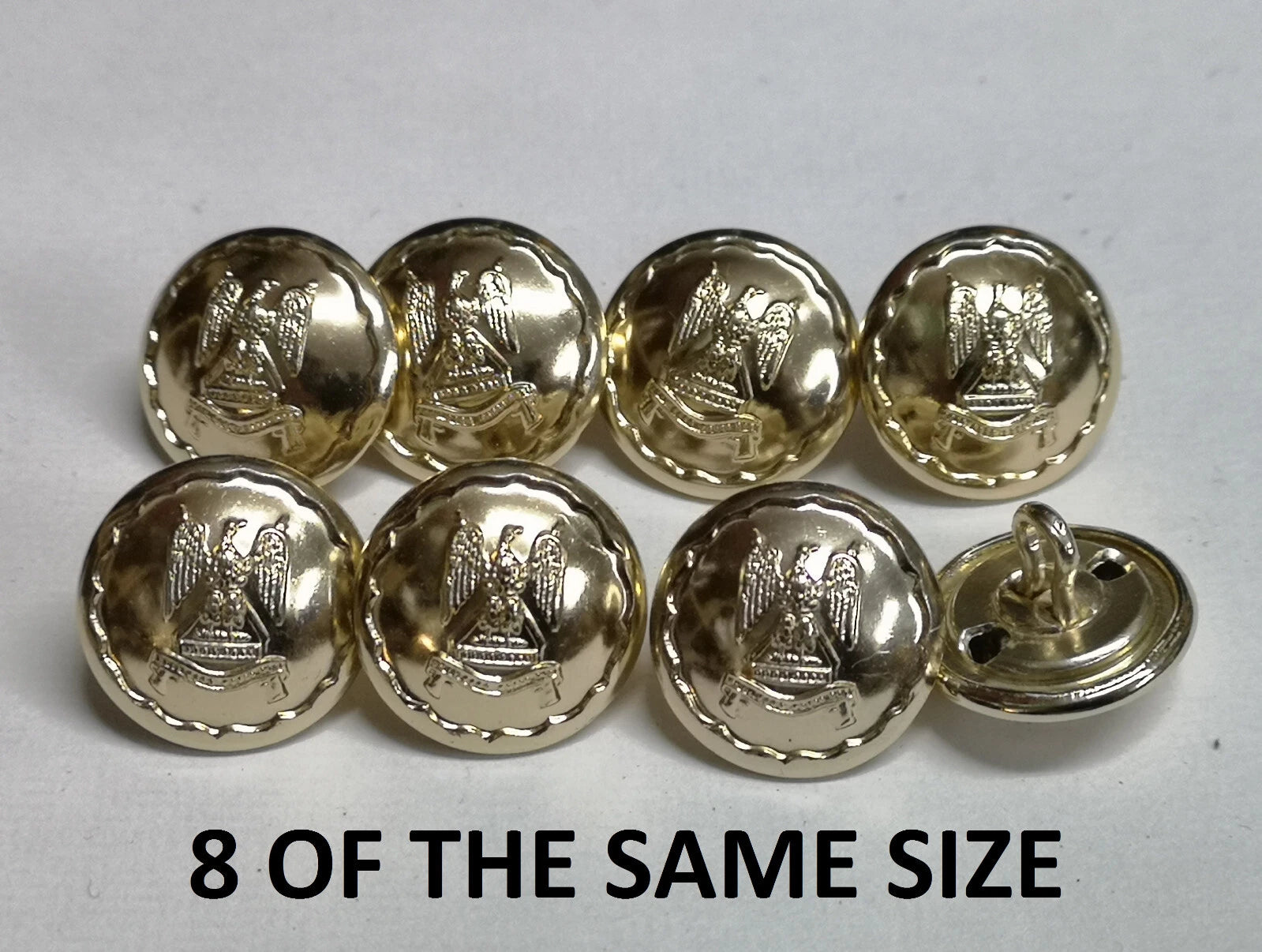 FAD No2 Button Set British Army for Service Dress Jackets and Old Pattern Tunics Assorted