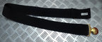 Bahrain National Guard Black Nylon Parade Belt with Obsolete Insignia Buckle British Made Max 42"