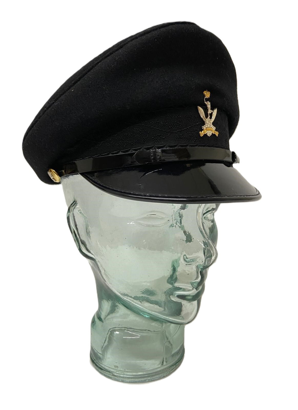 Gurkha Signals Female Officers No1 Dress Hat Cap with Badge & Buttons Goldings Unissued Size 56cm