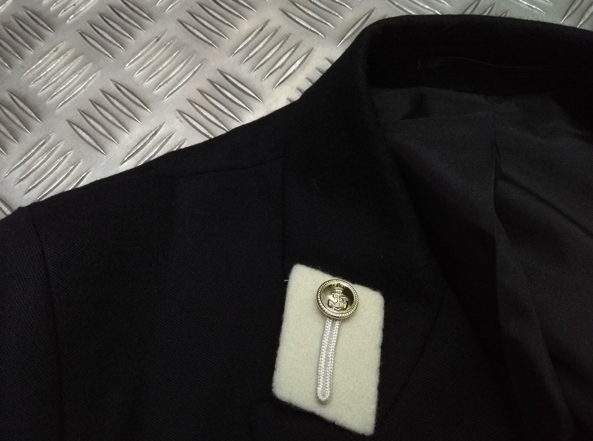 Royal Navy No1C Officers Dress Jacket Diagonal Serge 8 Button Double Breasted British Naval 100cm Regular