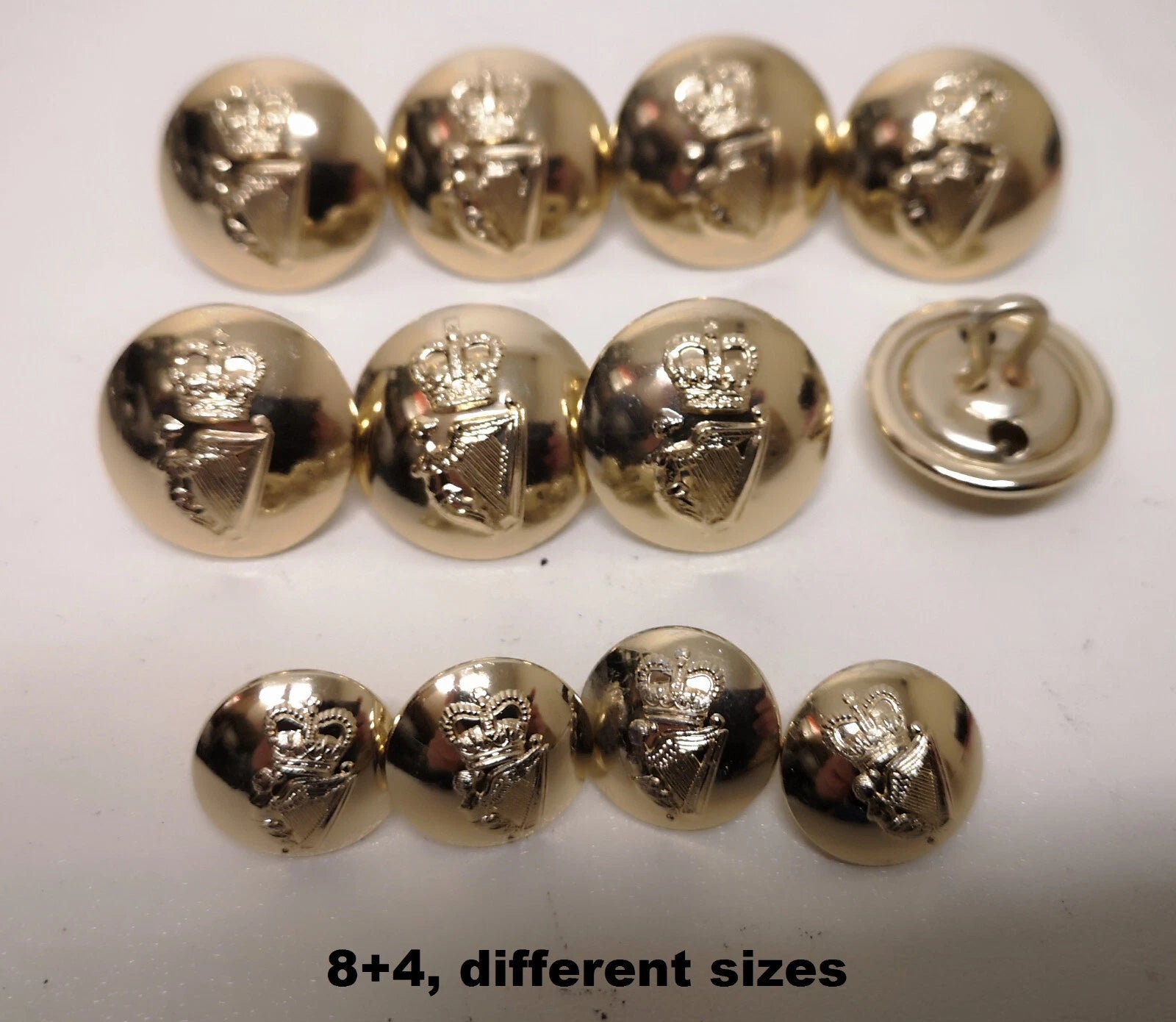 FAD No2 Button Set British Army for Service Dress Jackets and Old Pattern Tunics Assorted