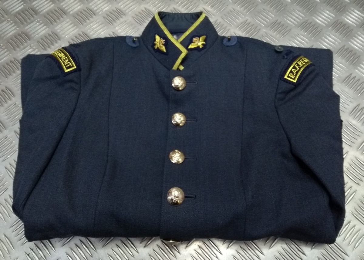 RAF Royal Air Force No9 Dress Tunic Band Style Ceremonial Blue Grey Jacket 37in Chest