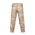 Desert Storm Trousers Tri-Colour Camo Pattern Military Style Combat / Field Army Pants