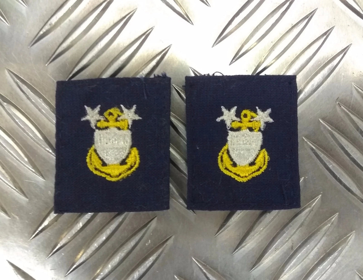 US NAVY NAVAL / Coastguard Style Collar Device Patches Assorted Insignia USN