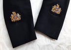 Royal Navy No1B Dress Jacket Warrant Officer Class 1 Badged Fully Buttoned British Naval Mans 112cm Long