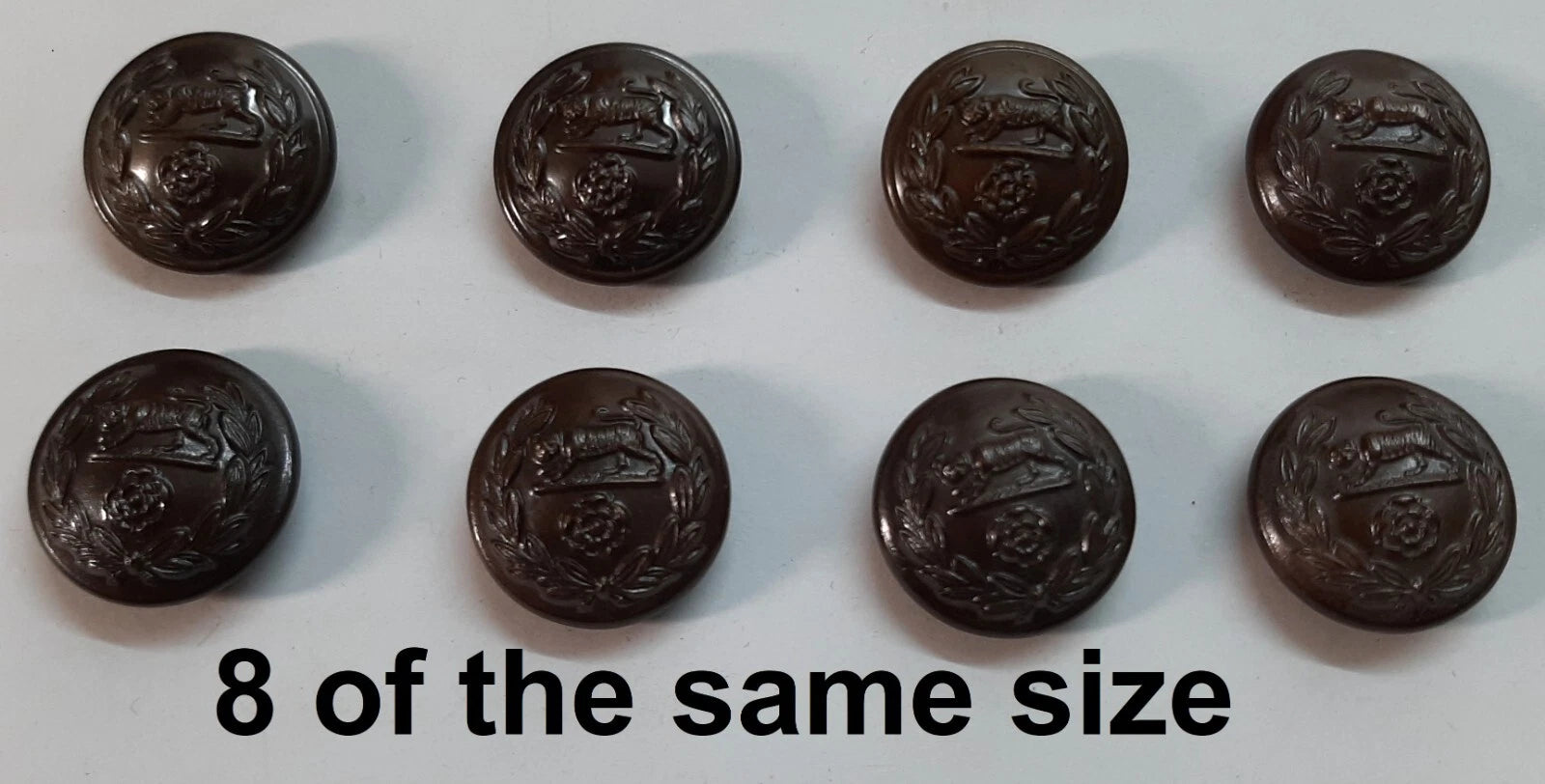 FAD No2 Button Set British Army for Service Dress Jackets and Old Pattern Tunics Assorted
