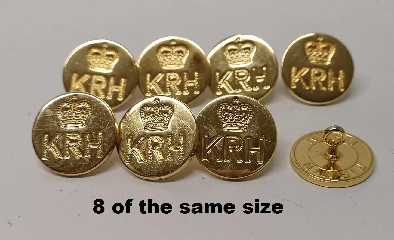 FAD No2 Button Set British Army for Service Dress Jackets and Old Pattern Tunics Assorted
