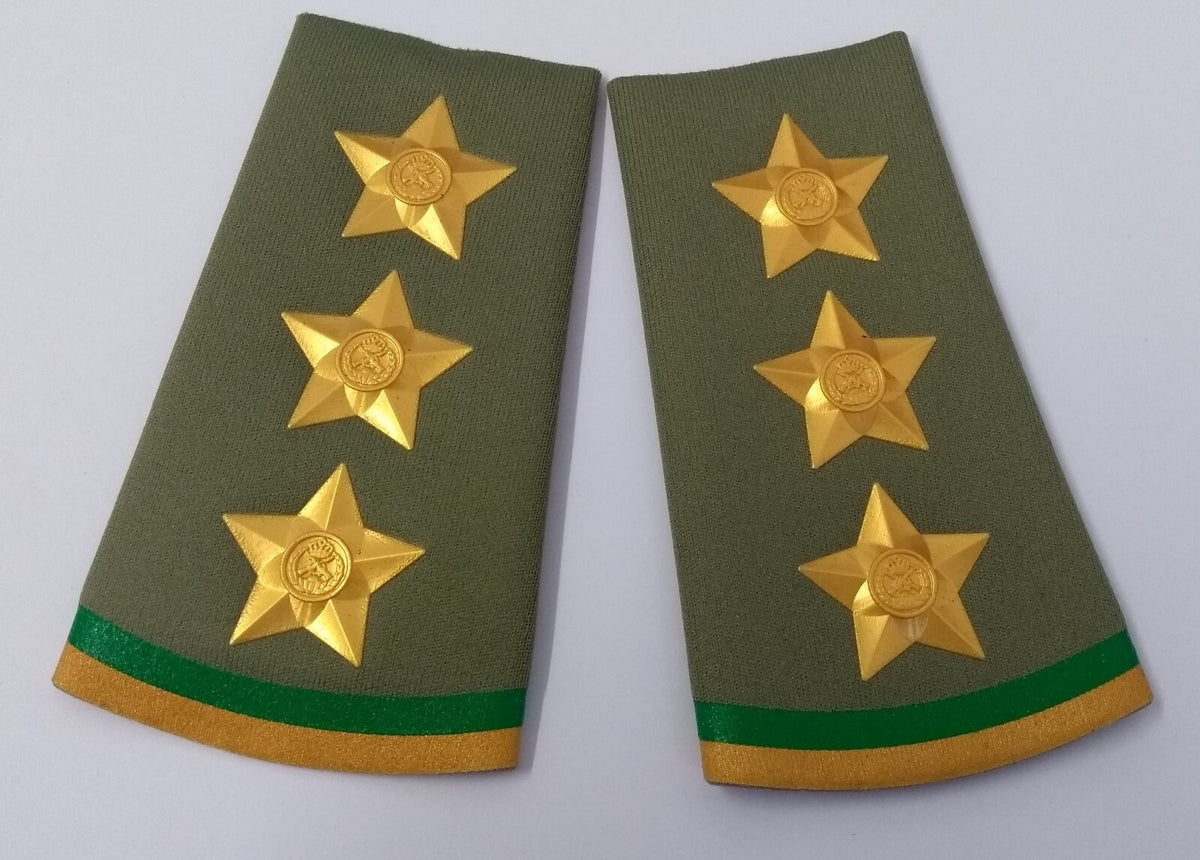 Kuwait National Guard & Defence Force Captain Rank Slides Shoulder Epaulettes British Made 1 Pair