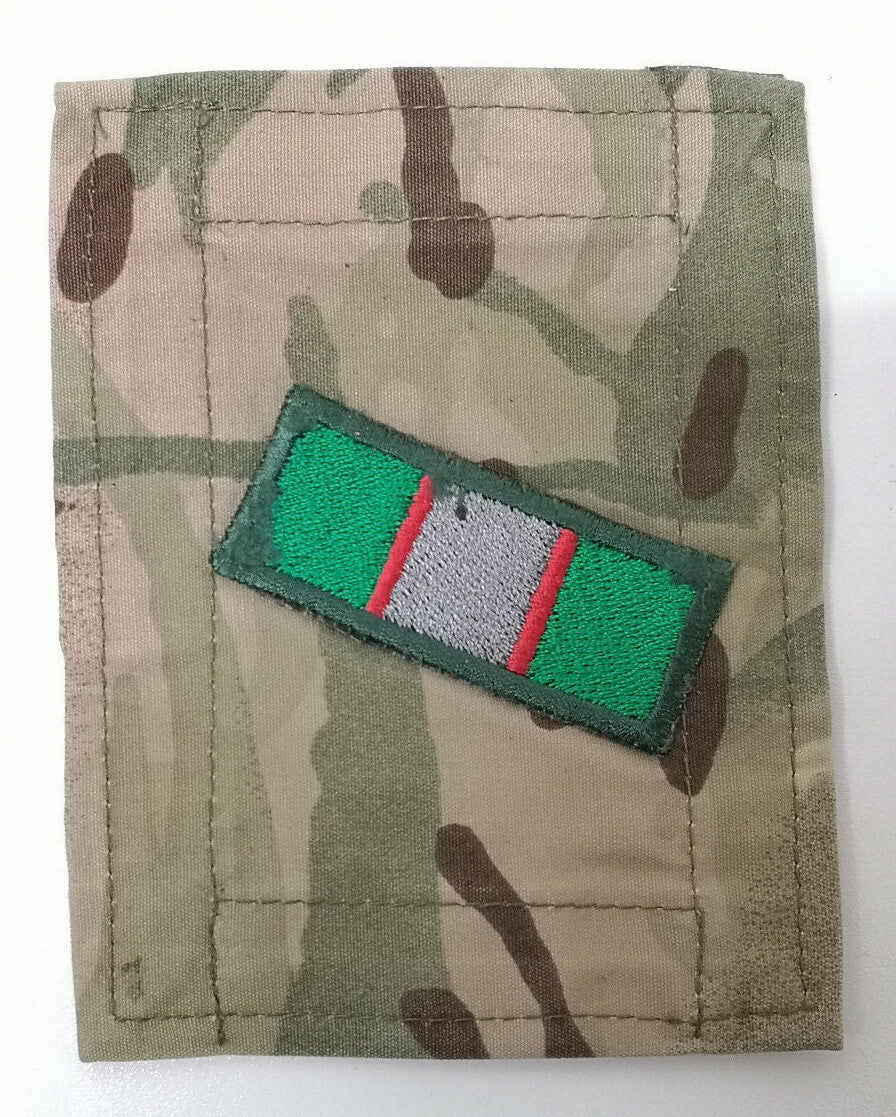 British Army TRF Patches on MTP Blanking Panels Various - Used