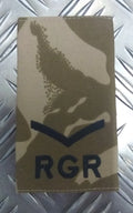 British Army Royal Gurkha Rifles Regiment DDP Desert Rank Slide Various
