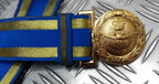 RAF Royal Air Force Officers Ceremonial Belt Per Ardua Ad Astra Buckle No Slings 30"-36" GST819