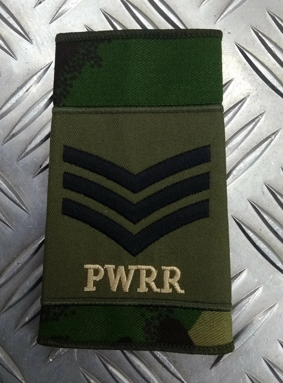 Genuine British Army PWRR Princess of Wales' Royal Regiment Rank Slide Assorted