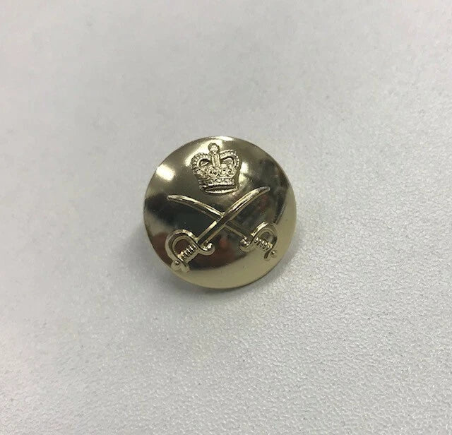 Chinstrap and Buttons British Military Service Dress Hat / Visor Cap Chin Strap And Button Set