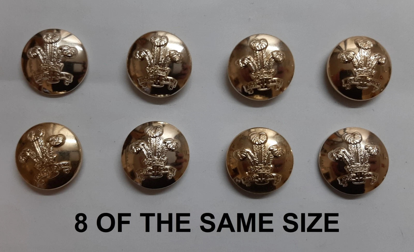FAD No2 Button Set British Army for Service Dress Jackets and Old Pattern Tunics Assorted