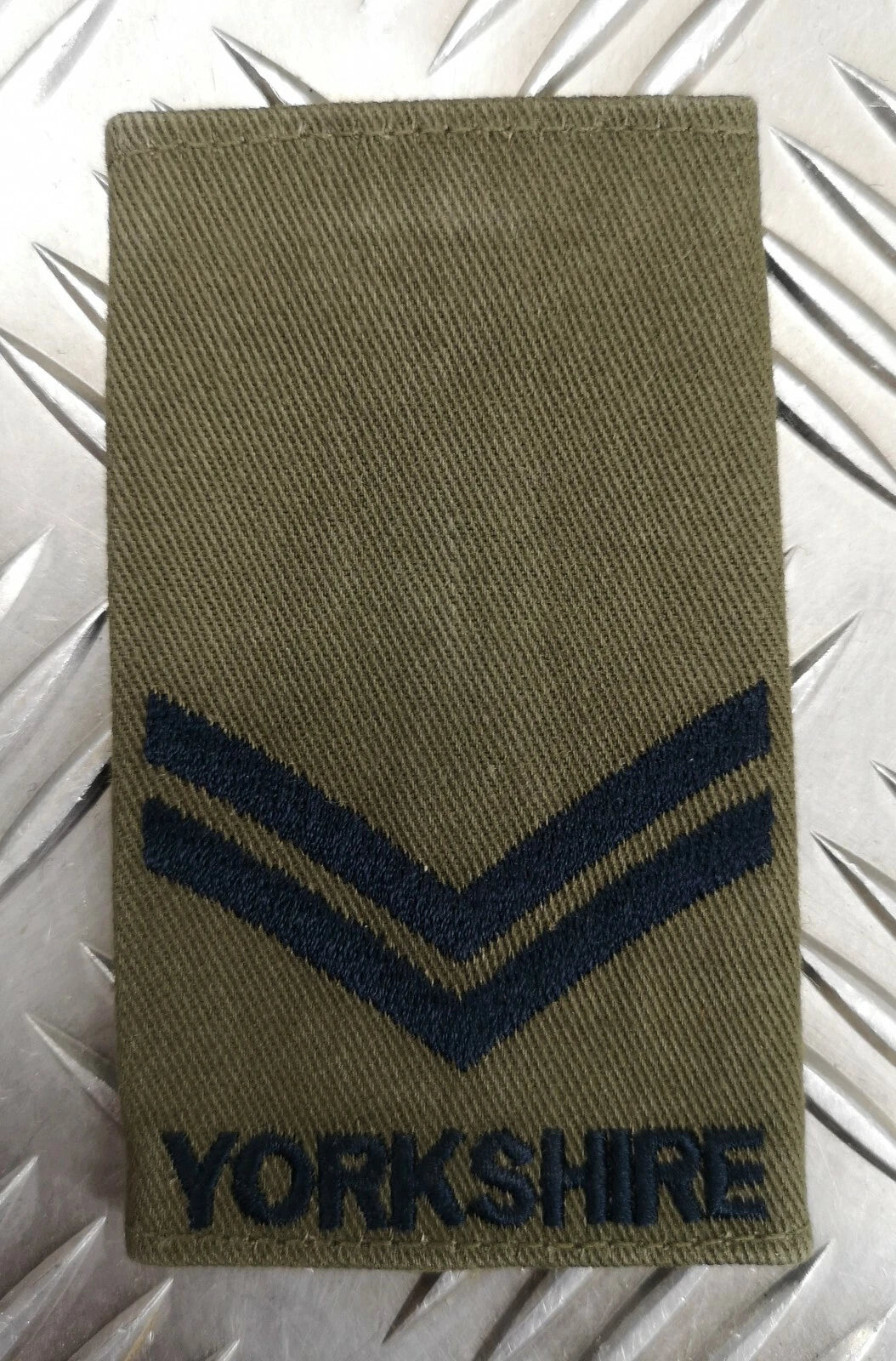 Yorkshire Rank Slide Olive Drab Green Various Ranks Available