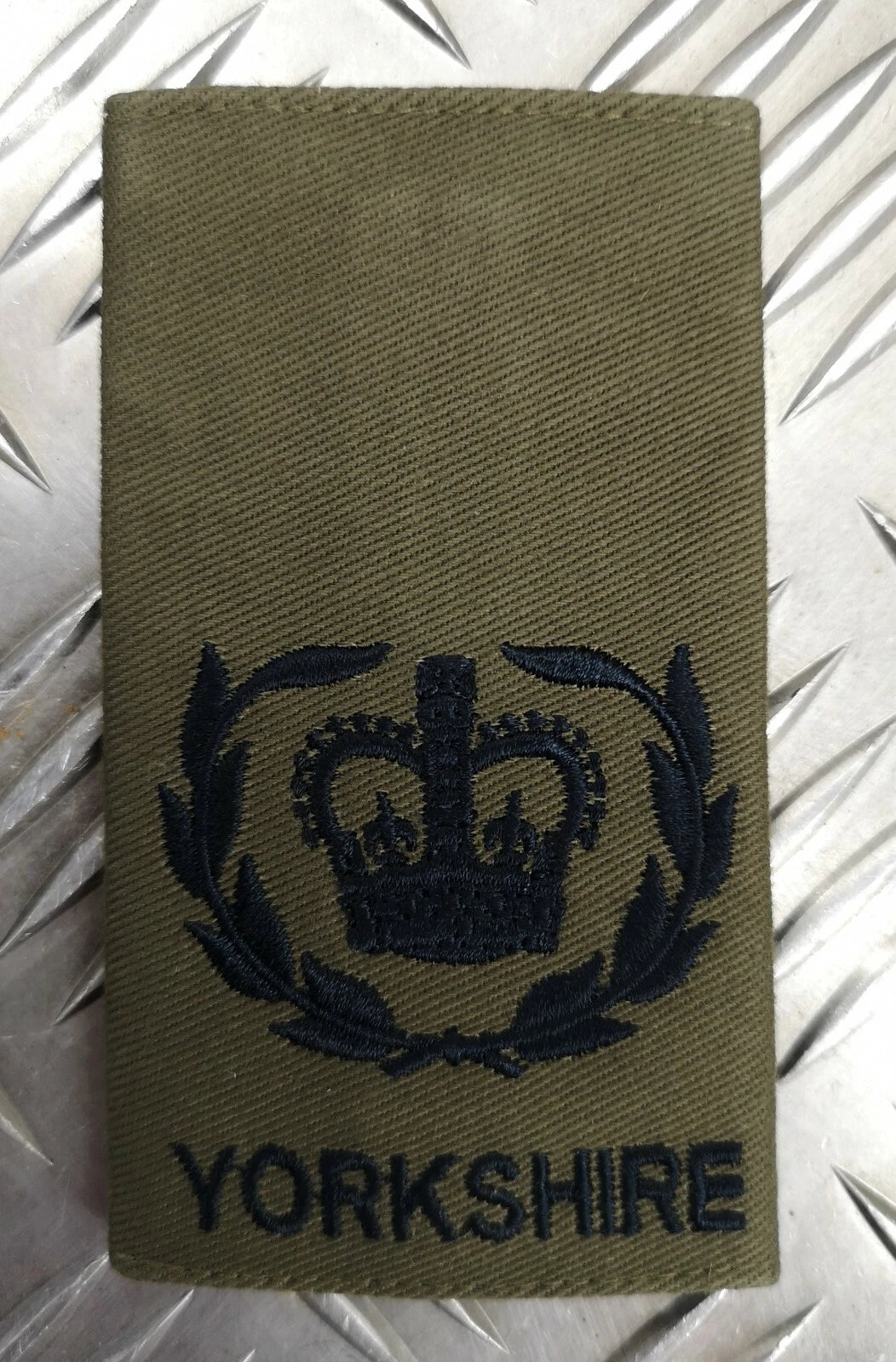 Yorkshire Rank Slide Olive Drab Green Various Ranks Available