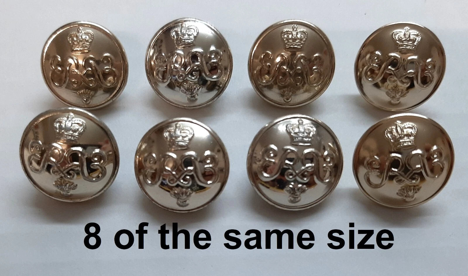 FAD No2 Button Set British Army for Service Dress Jackets and Old Pattern Tunics Assorted