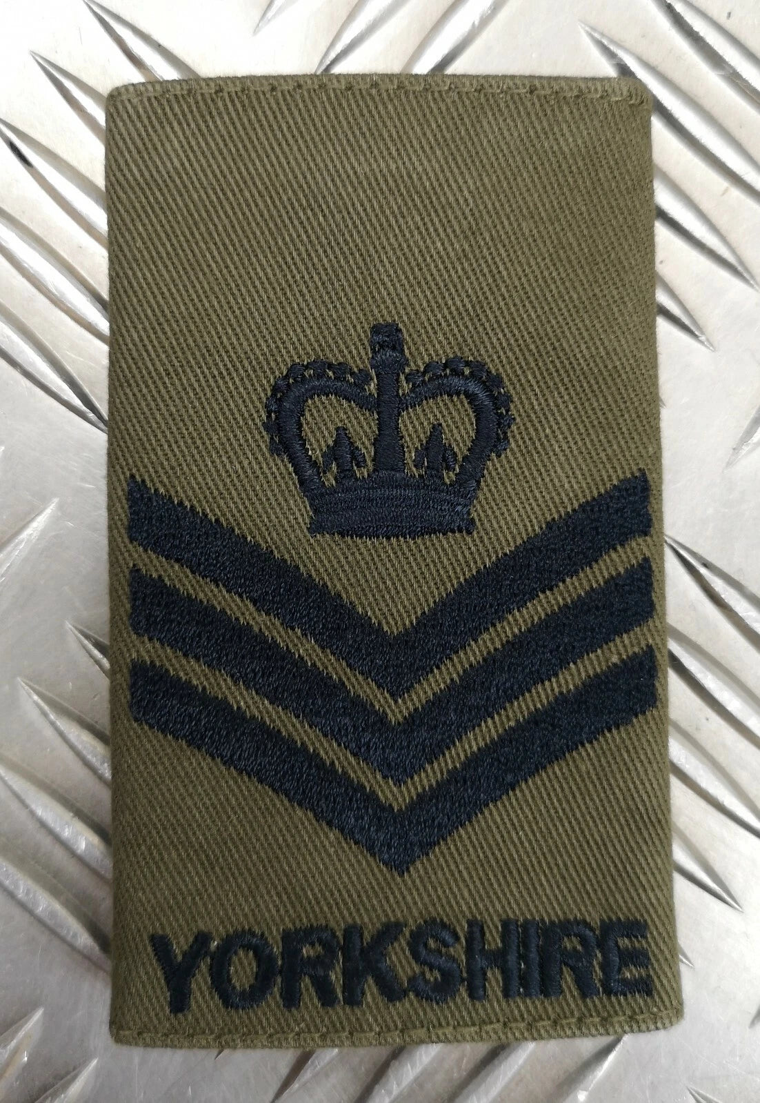 Yorkshire Rank Slide Olive Drab Green Various Ranks Available