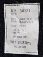 Royal Navy No1 Officers Dress Jacket Sub Lieutenant Cuff Curls 8 Button Double Breasted British Naval 40in Chest
