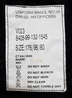 Royal Navy No2B Mess Dress Jacket Officers Fully Buttoned British Naval Mans 96cm Regular