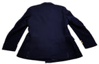 Royal Navy Officers Blue Jacket KHA 8 Royal Queen's Crown Buttons Lieutenant Cuff Curls 44in Chest