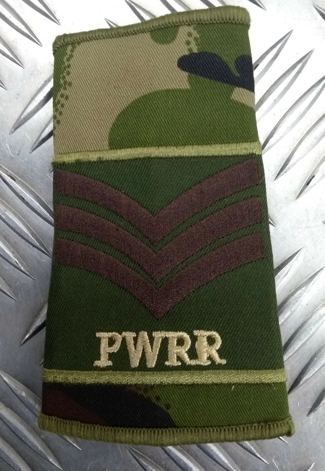 Genuine British Army PWRR Princess of Wales' Royal Regiment Rank Slide Assorted