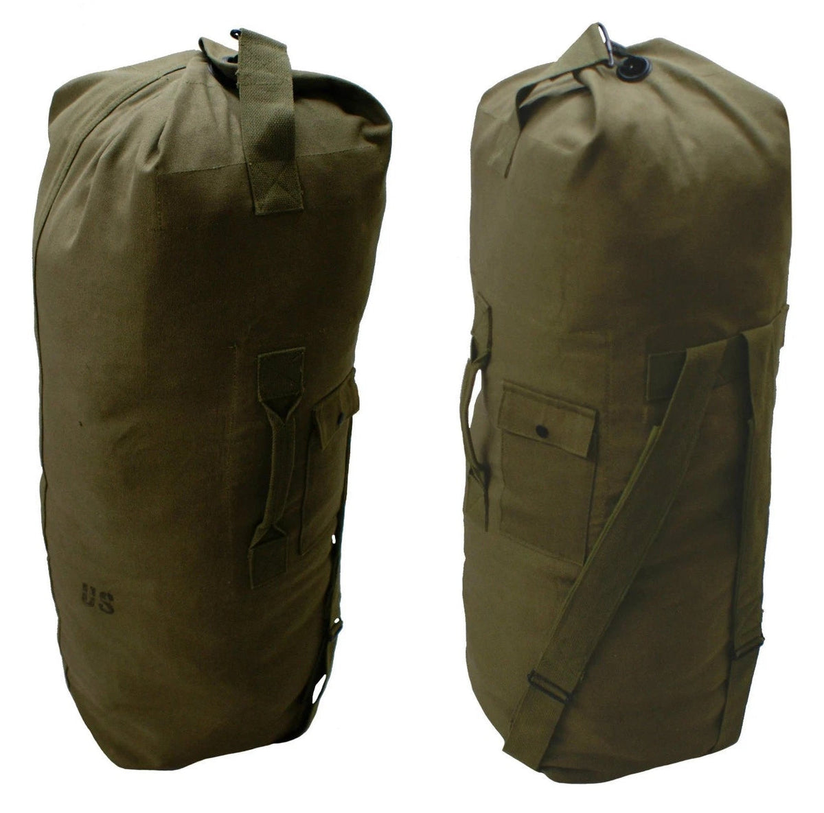 Army Kitbag US Style Duffle Shoulder Bag & Rucksack Military Green OD