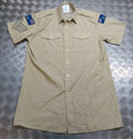 RLC Royal Logistic Corps No2 Shirt Short Sleeve with Sergeant Chevrons & TRF Badges Collar 40cm