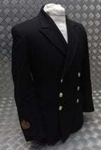 Royal Navy Warrant Officer Jacket 6 Gold Button Double Breasted Class 1 & 3 British Naval 41in Chest