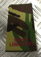 Duke Of Lancaster's Camo Rank Slide Various Ranks Genuine British