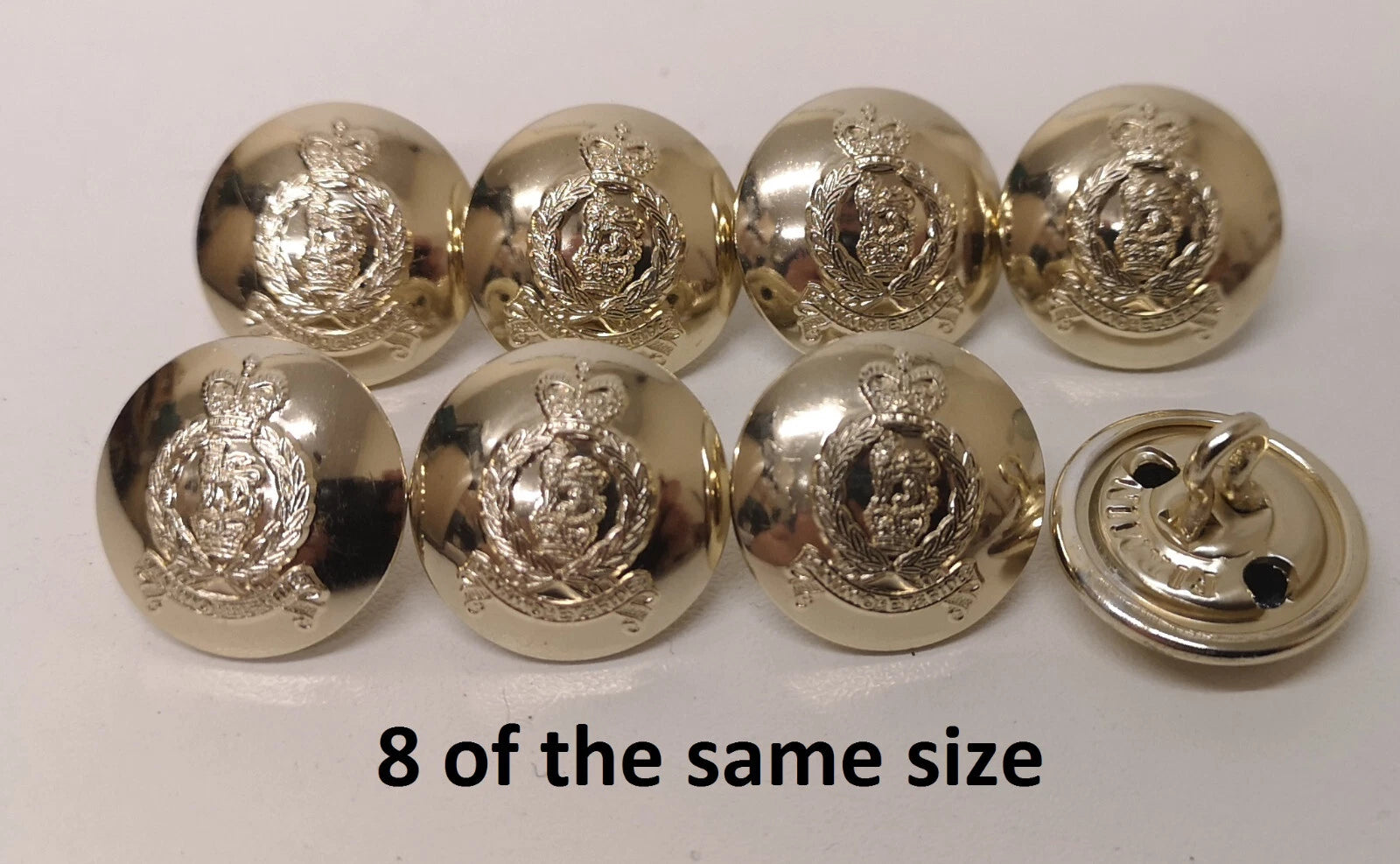 FAD No2 Button Set British Army for Service Dress Jackets and Old Pattern Tunics Assorted