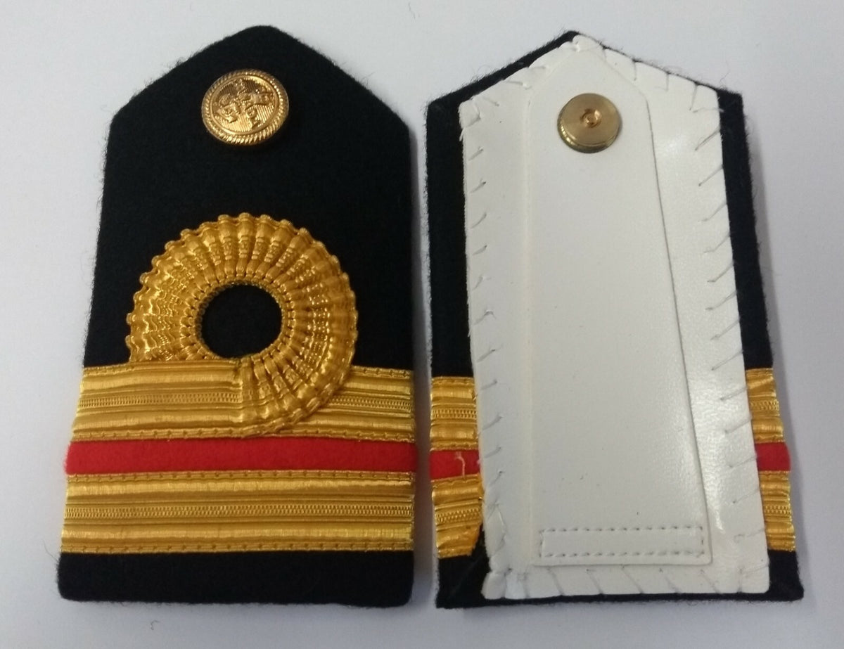 Canadian Navy Female Lieutenant Gold Wire Rank Shoulder Boards Epaulettes Genuine 1 Pair LFS21