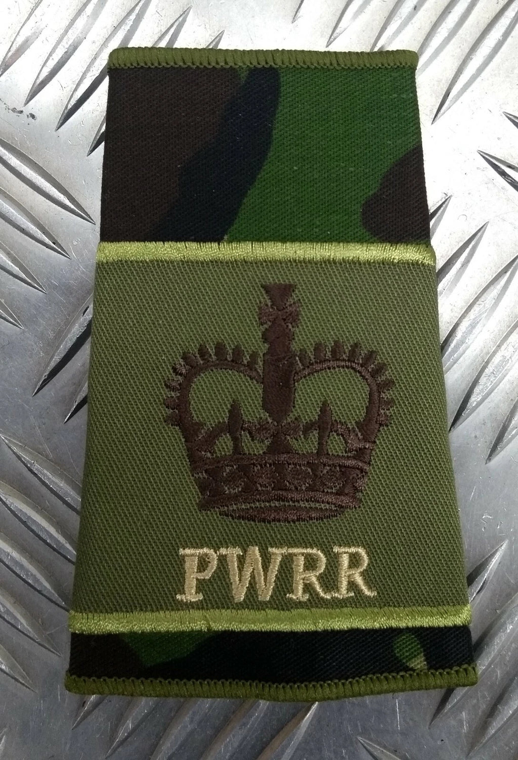 Genuine British Army PWRR Princess of Wales' Royal Regiment Rank Slide Assorted