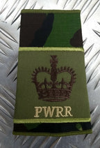 Genuine British Army PWRR Princess of Wales' Royal Regiment Rank Slide Assorted