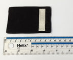 1 Bar Rank Slides Silver Bar on Black British Made Shoulder Sliders 1 Pair - NEW