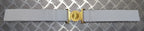 Mercian Regiment White Courlene Parade Belt 57mm with Brass Insignia Buckle Adjustable Max 50"