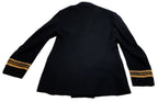 Royal Navy No1 Officers Dress Jacket Lieutenant Commander Rank Curls & Medal Bar British Naval 42in Chest