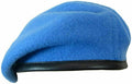 UN United Nations Blue Beret British Style Wool Beret Cap MoD Spec Size 62cm