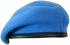 UN United Nations Blue Beret British Style Wool Beret Cap MoD Spec Size 62cm