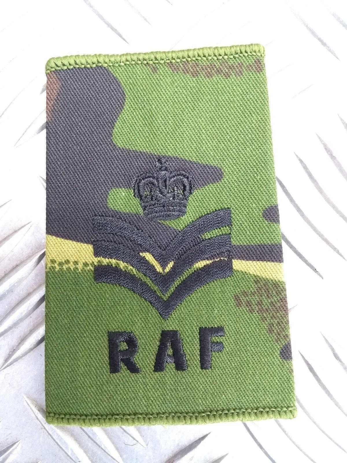 RAF Royal Air Force Slide Woodland Camo for Epaulettes and Front Tab Slider Assorted Types