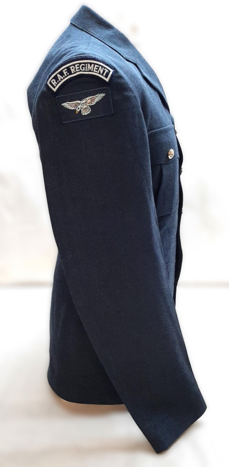 RAF Royal Air Force QCS Queen's Colour Squadron No1 Dress Jacket RAF Regiment Insignia 98cm