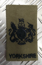 Yorkshire Rank Slide Olive Drab Green Various Ranks Available